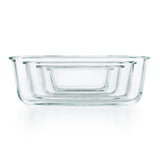 Smart Seal 3.5 Cup Glass Rectangle Container - Teal A0