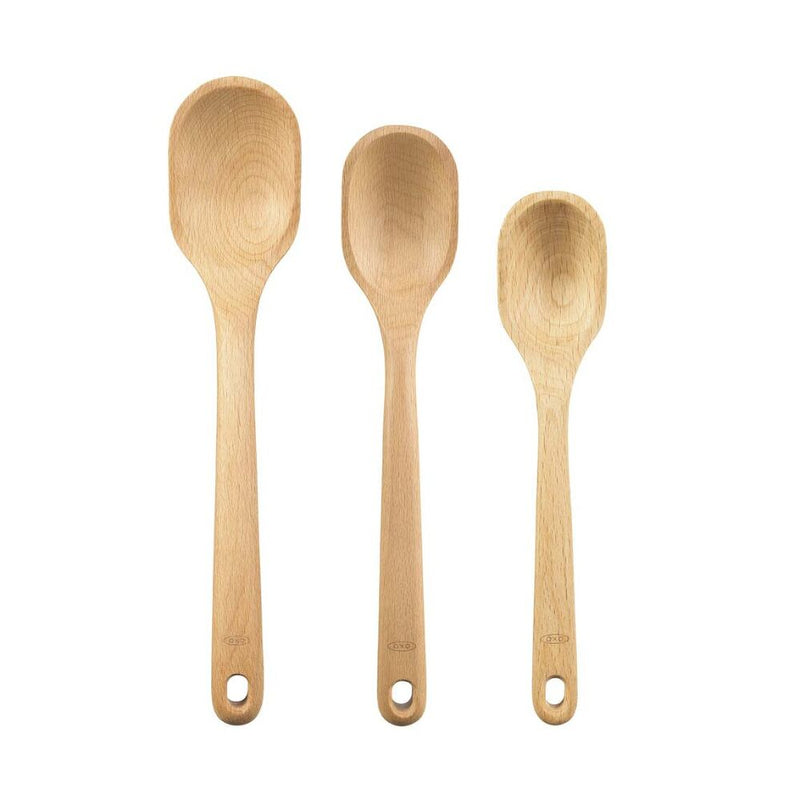 3 Piece Wooden Spoon Set Q9