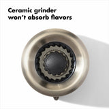 Contoured Mess-Free Salt Grinder R9