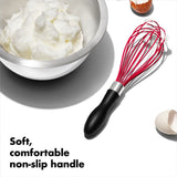 2 Pc Silicone Whisk Set Y0