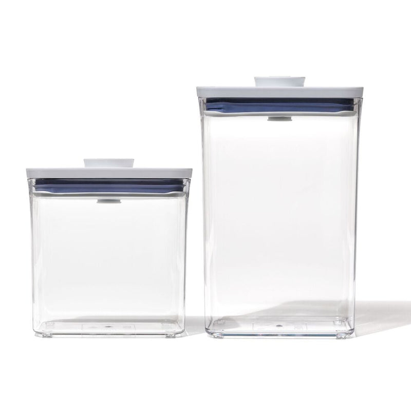 POP Container - Rectangle Medium (2.7 Qt.) & POP Container - Rectangle Short (1.7 Qt.) Bundle Z3
