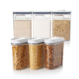 3 Piece Cereal Dispenser Set & 6-Piece POP Container Set Bundle H3