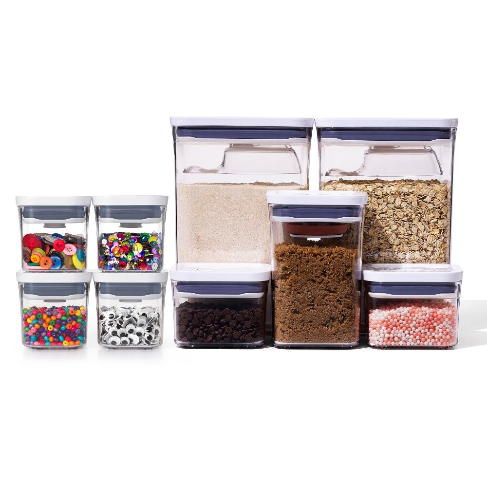 8-Piece POP Container Baking Set & POP 4-Piece Mini Container Set Bundle M6