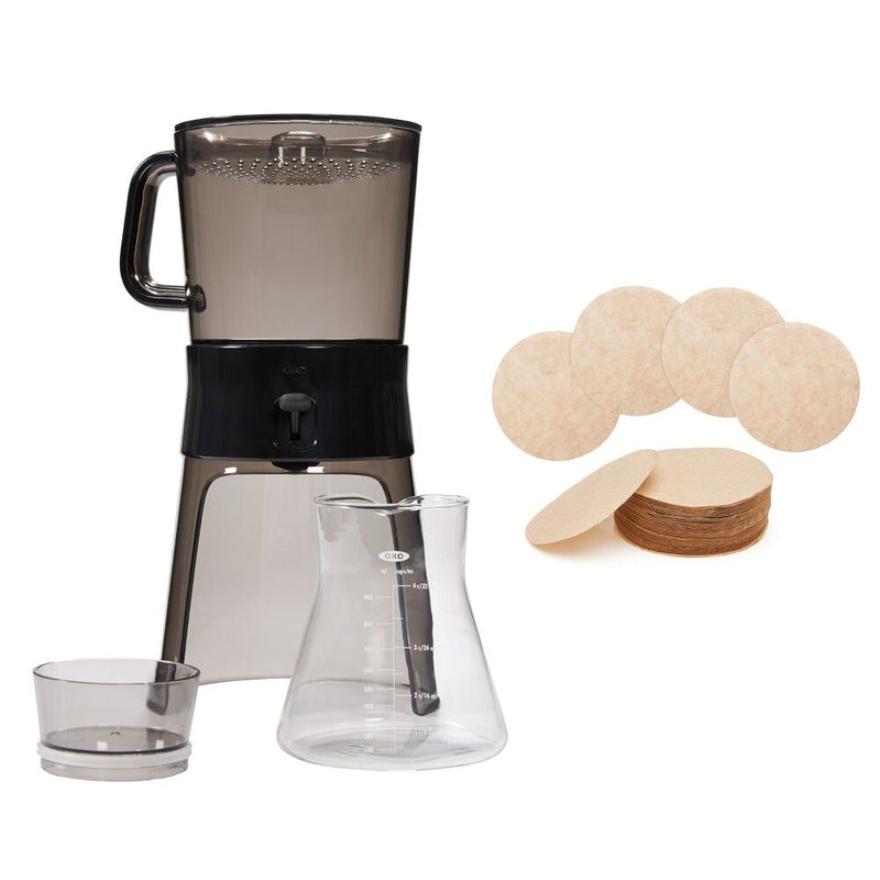 Cold Brew Coffee Maker & Cold Brew Coffee Maker Paper Filters Bundle U4