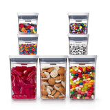 POP 4-Piece Mini Container Set & 3-Piece POP Container Value Set Bundle E3