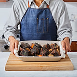 3 Qt Rectangular Stoneware Baking Dish H8