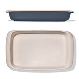 3 Qt Rectangular Stoneware Baking Dish J9