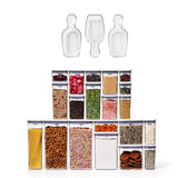 POP 3-Piece Scoop Set & 20-Piece POP Container Set Bundle R7