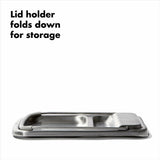 Stainless Steel Spoon Rest with Lid Holder T5