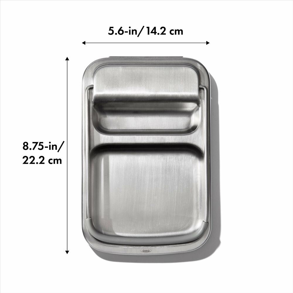 Stainless Steel Spoon Rest with Lid Holder T5