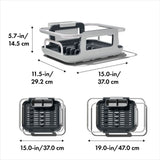 Over-the-sink Aluminum Dish Rack N6