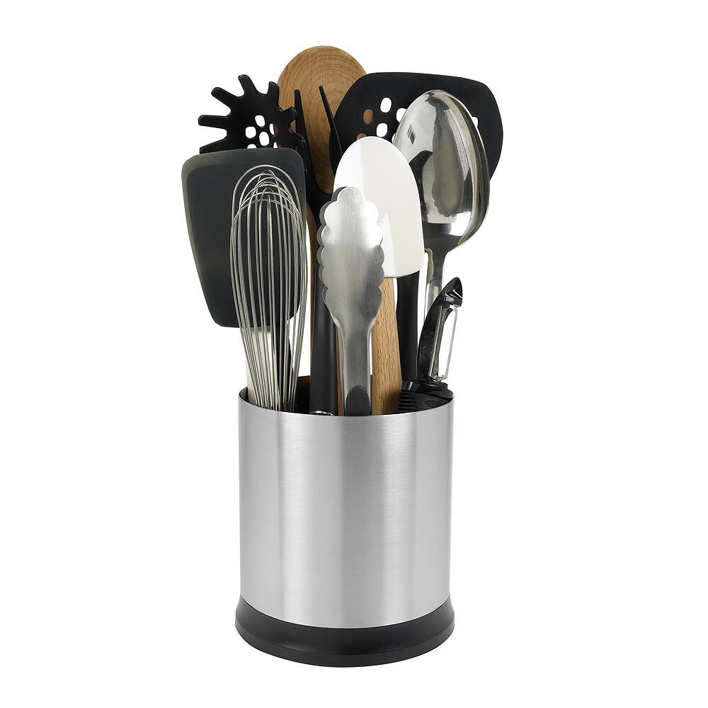 Stainless Steel Rotating Utensil Holder P3