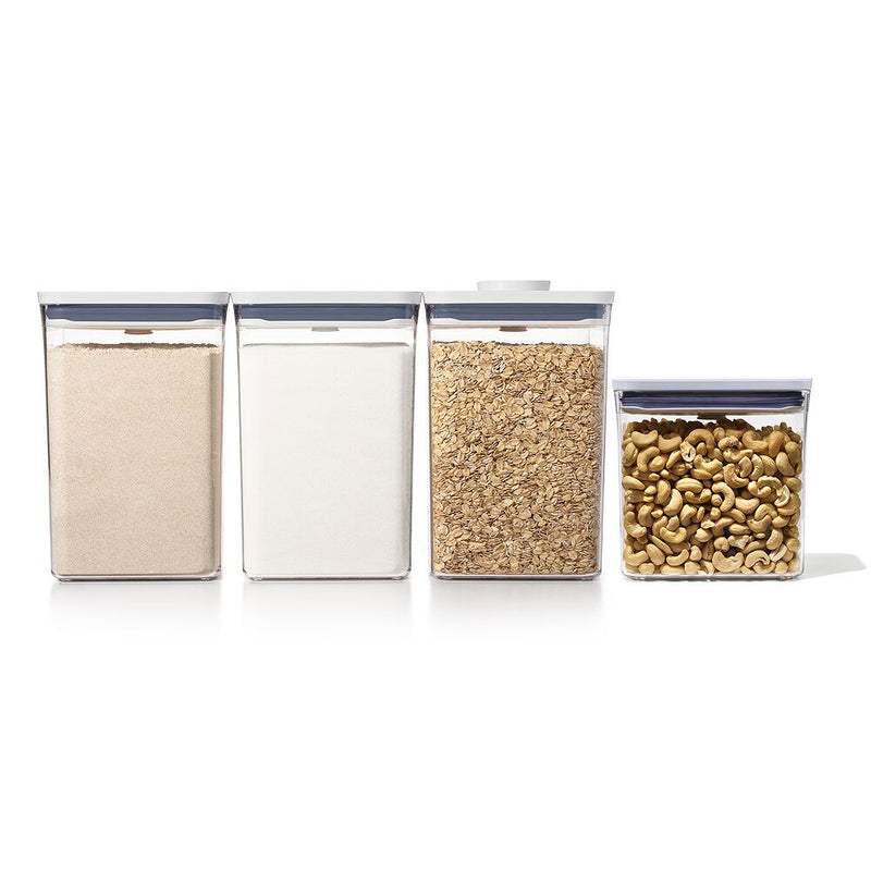 POP Container - Rectangle Short (1.7 Qt.) & 6-Piece POP Container Set Bundle I0