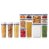 3 Piece Cereal Dispenser Set & 10-Piece POP Container Set Bundle W9