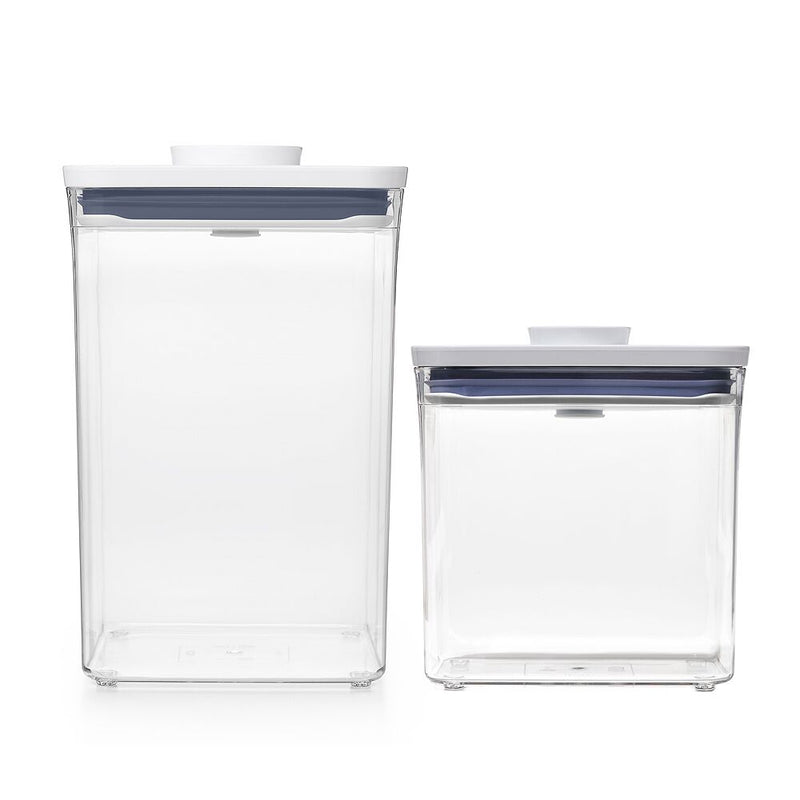 POP Container - Big Square Medium (4.4 Qt.) & POP Container - Rectangle Short (1.7 Qt.) Bundle B3