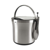 Steel Ice Bucket & Tong Set J4