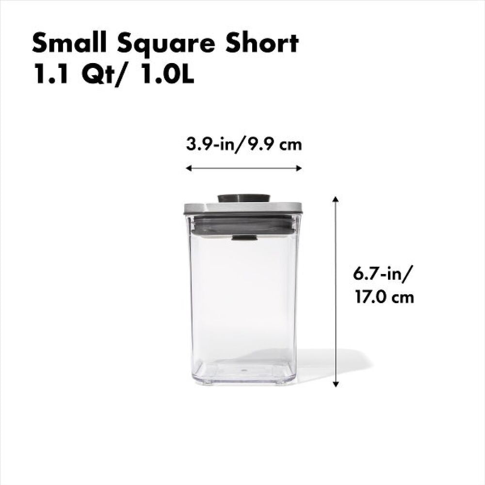 POP Container - Small Square Short (1.1 Qt/1.0 L) G9