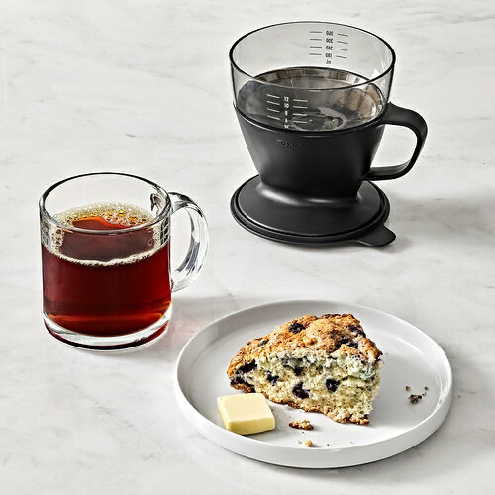 Pour Over Coffee Maker with Water Tank - Matte Black N1