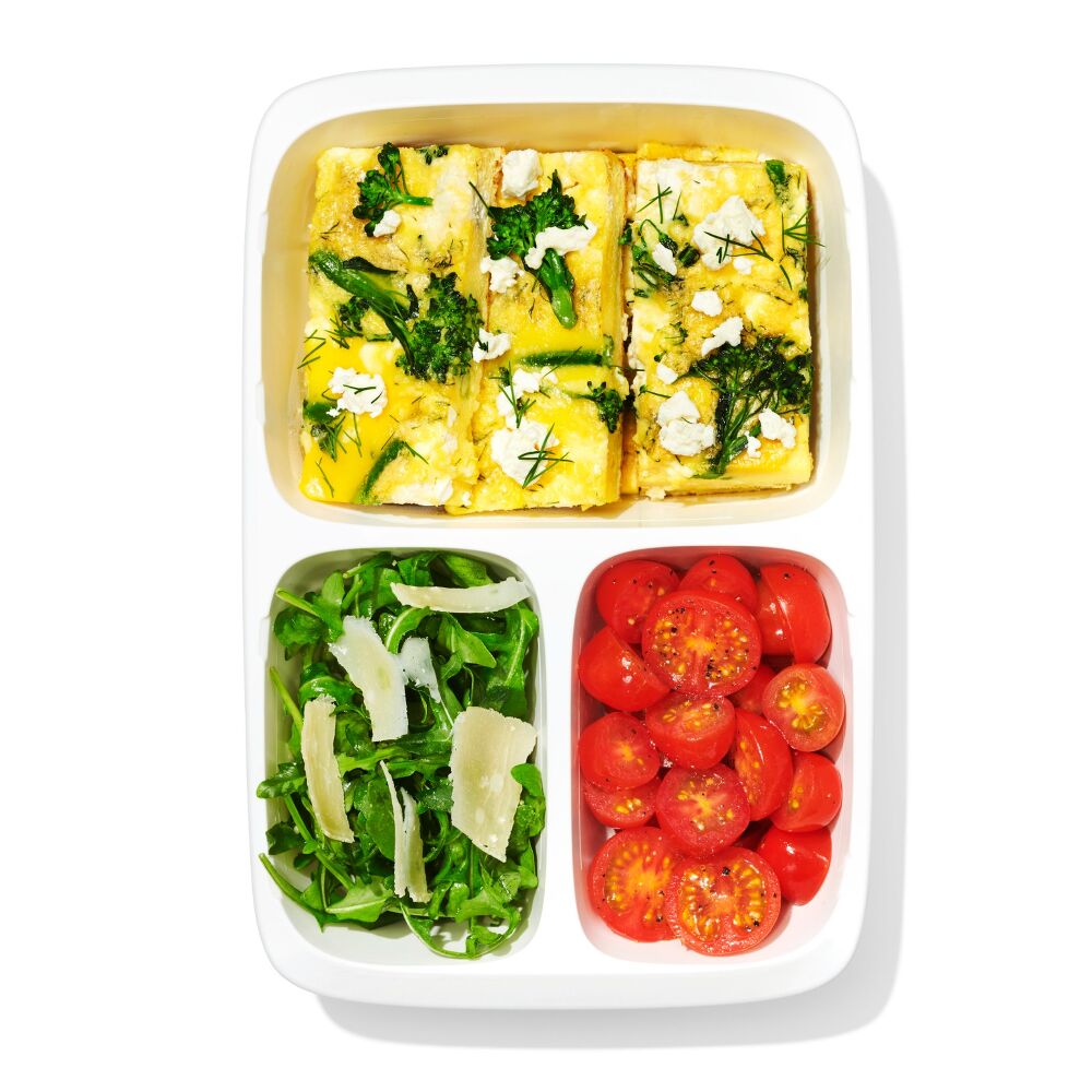 Prep & Go 4.1-Cup Divided Container - Ocean Blue B8