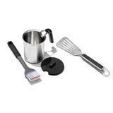 Grilling Basting Pot and Brush Set & Grilling Precision Turner Bundle Q2