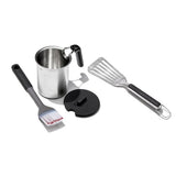 Grilling Basting Pot and Brush Set & Grilling Precision Turner Bundle Q2