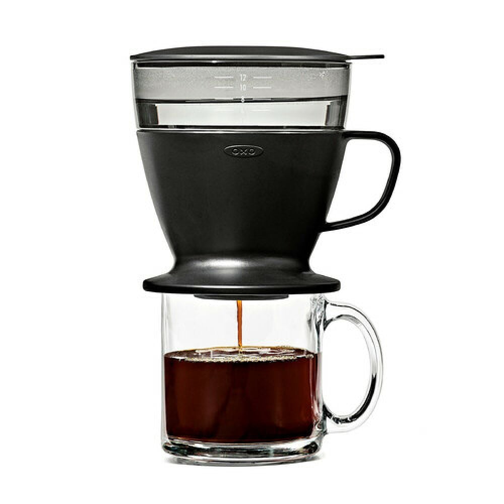 Pour Over Coffee Maker with Water Tank - Matte Black N1