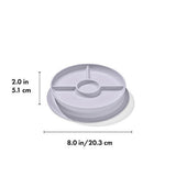 Stick & Stay Suction Divided Plate X8
