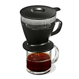 Pour Over Coffee Maker with Water Tank - Matte Black N1
