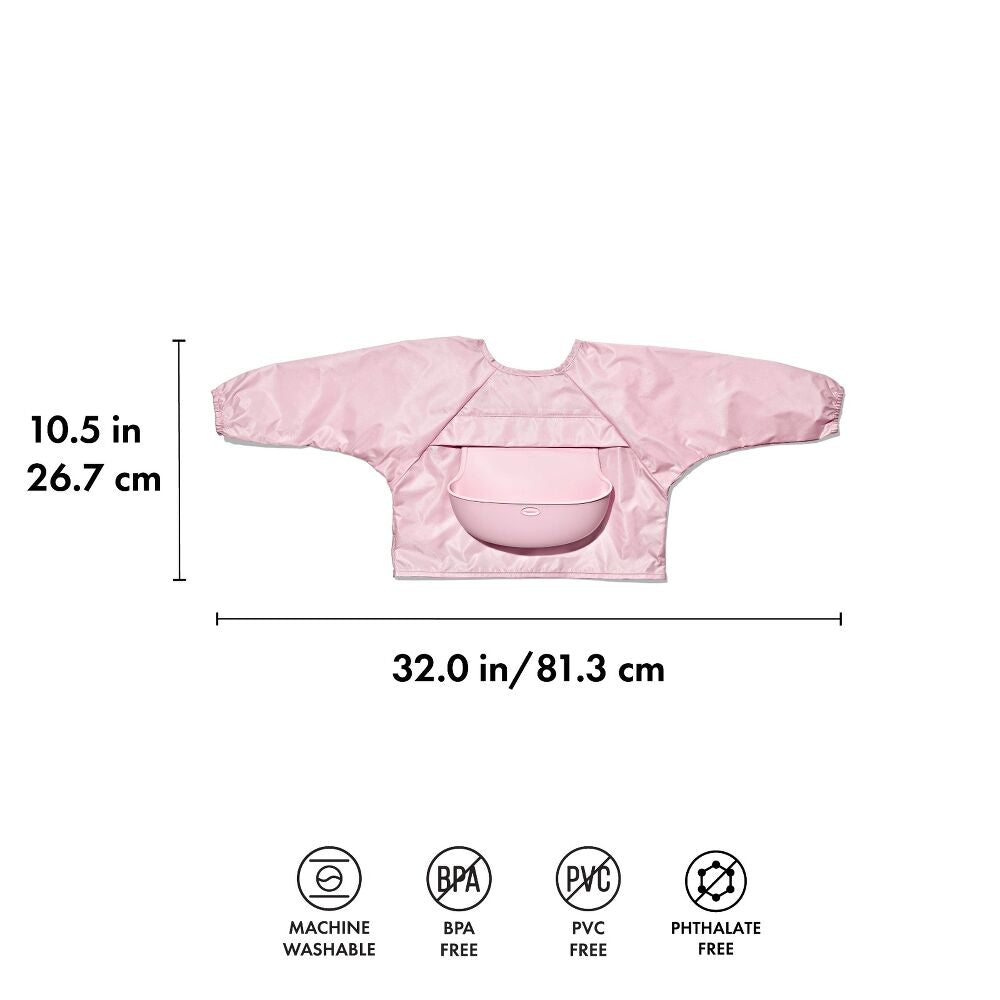 Sleeved Roll-Up Bib - Blossom O6