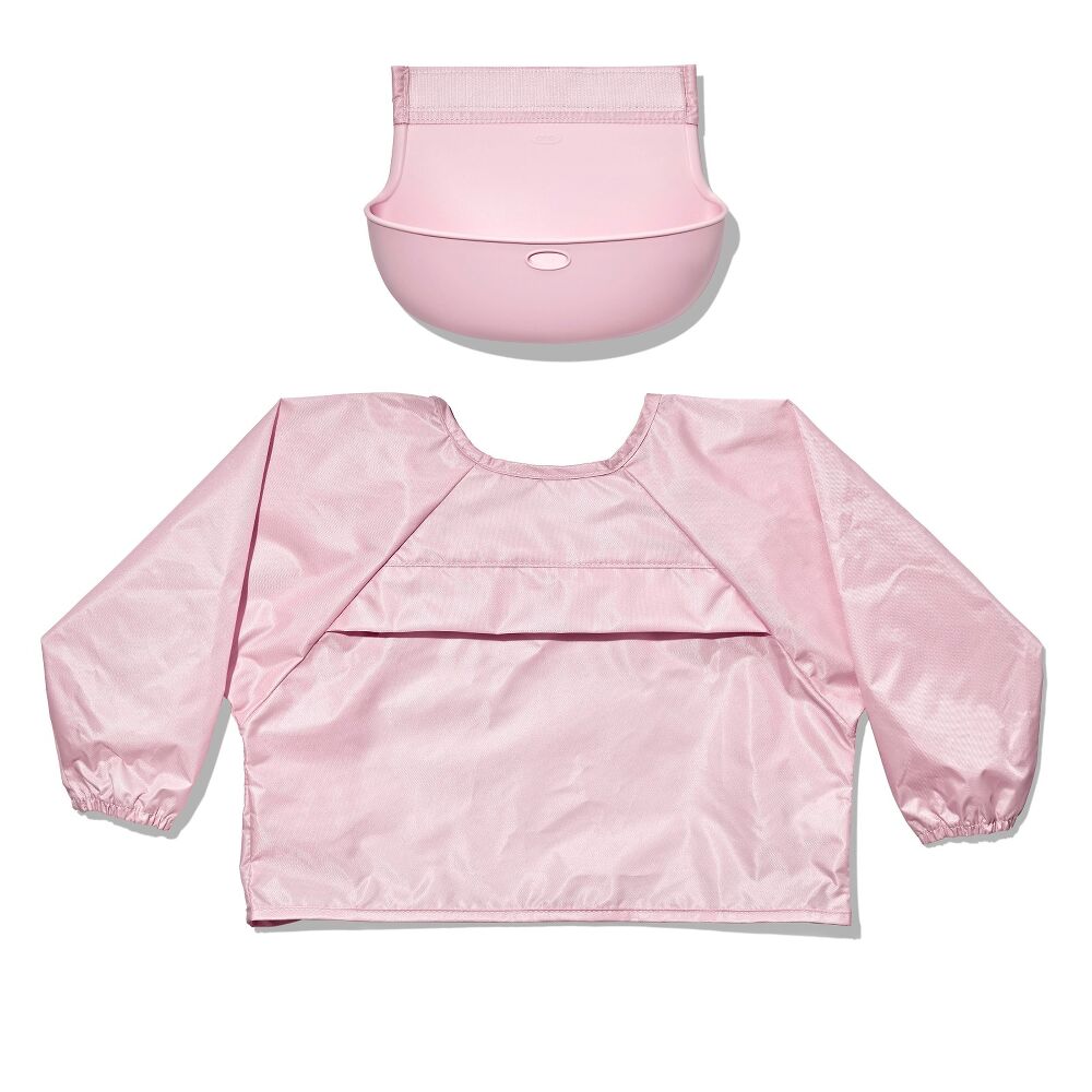 Sleeved Roll-Up Bib - Blossom O6