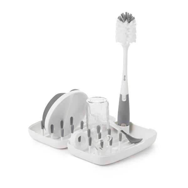 On-the-Go Drying Rack with Bottle Brush A4