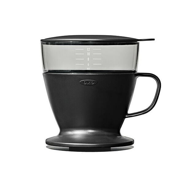Pour Over Coffee Maker with Water Tank - Matte Black N1