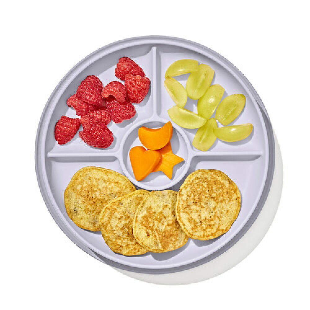 Stick & Stay Suction Divided Plate X8