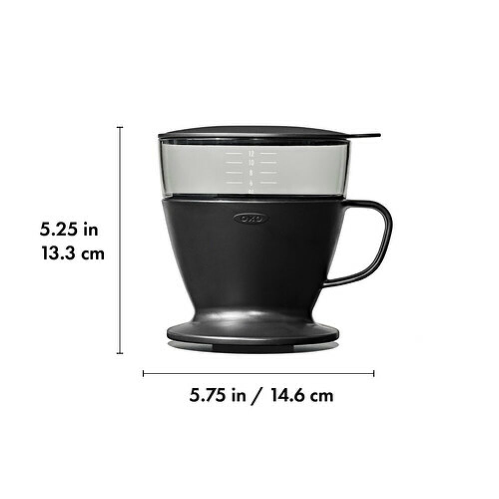 Pour Over Coffee Maker with Water Tank - Matte Black N1