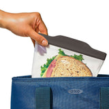 Outdoor Silicone Reusable Stand Up Bag Quart (32 oz) D1