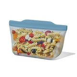 Silicone Reusable Bag  Stand-Up Quart (32 oz) - Ocean Blue D7