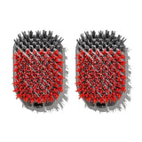 Outdoor Nylon Grill Brush Set of 2 Replacement Heads S8