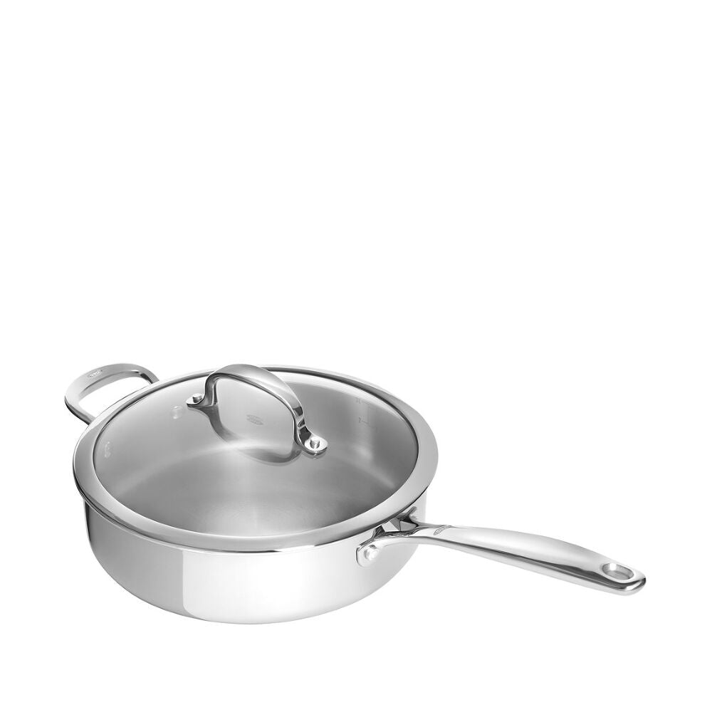 Stainless Steel Pro 10 Inch Covered Skillet L5
