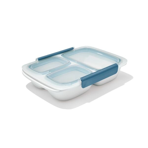Prep & Go 4.1-Cup Divided Container - Ocean Blue B8