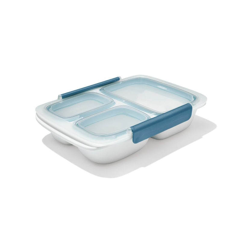 Prep & Go 4.1-Cup Divided Container - Ocean Blue B8