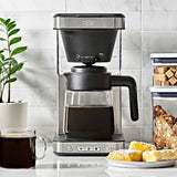 8-Cup Coffee Maker with Podless Single-Serve Function and Glass Carafe I0