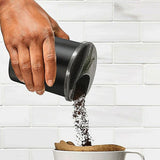 Replacement Coffee Grounds Container for Conical Burr Coffee Grinder - Matte Black L7