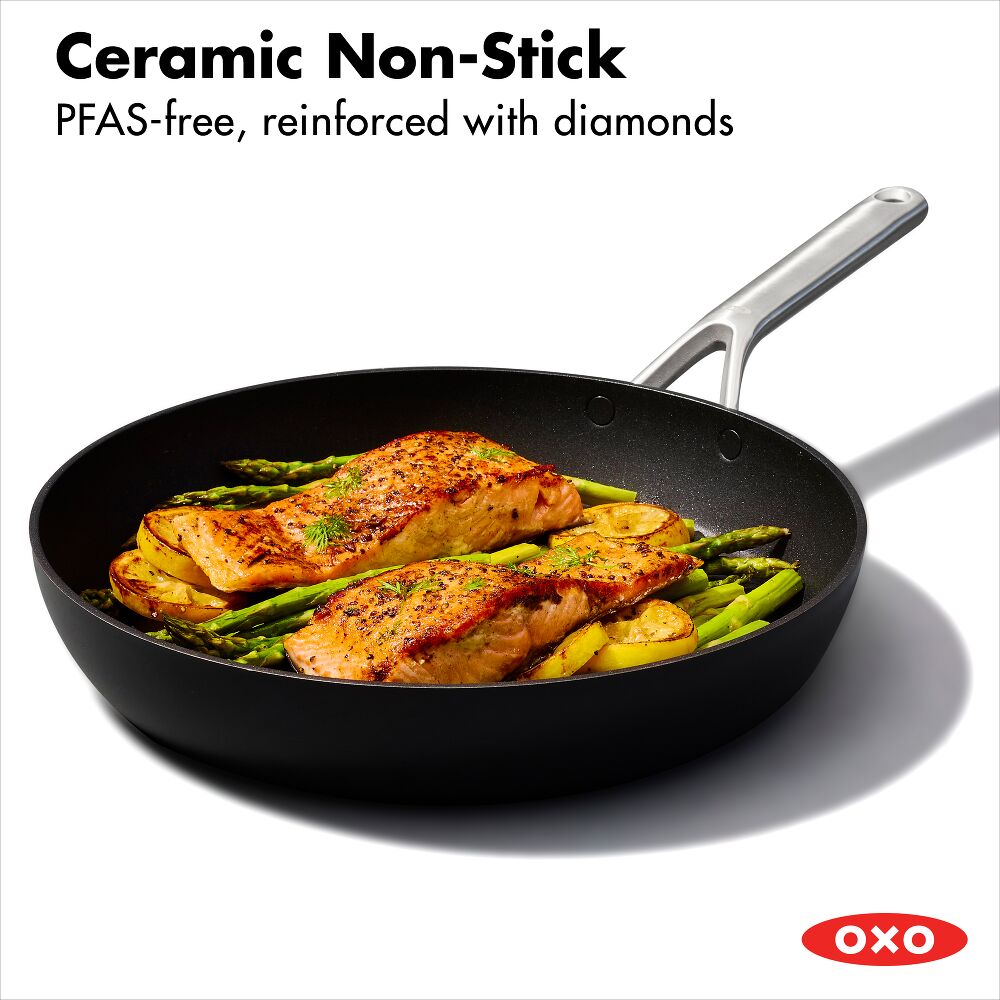 OXO Ceramic Professional Non-Stick 12-Inch Frypan N6