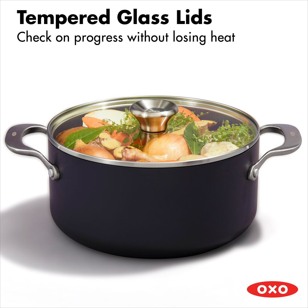 Ceramic Professional Non-Stick 5QT Stock Pot with Lid L2
