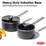 Ceramic Professional Non-Stick 4-Piece Saucepan Set (1.7 Qt & 2.3 Qt) Y7