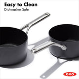 Ceramic Professional Non-Stick 4-Piece Saucepan Set (1.7 Qt & 2.3 Qt) Y7