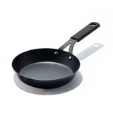 Carbon Steel Obsidian Series 8-Inch Frypan with Silicone Sleeve Y8