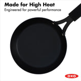 Carbon Steel Obsidian Series 8-Inch Frypan with Silicone Sleeve Y8