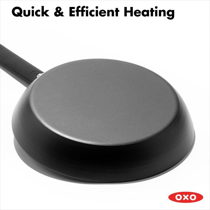 Carbon Steel Obsidian Series 10-Inch Frypan with Silicone Sleeve E0