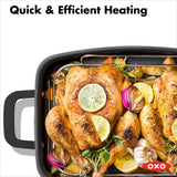 Carbon Steel Obsidian Series Roaster with Rack E3